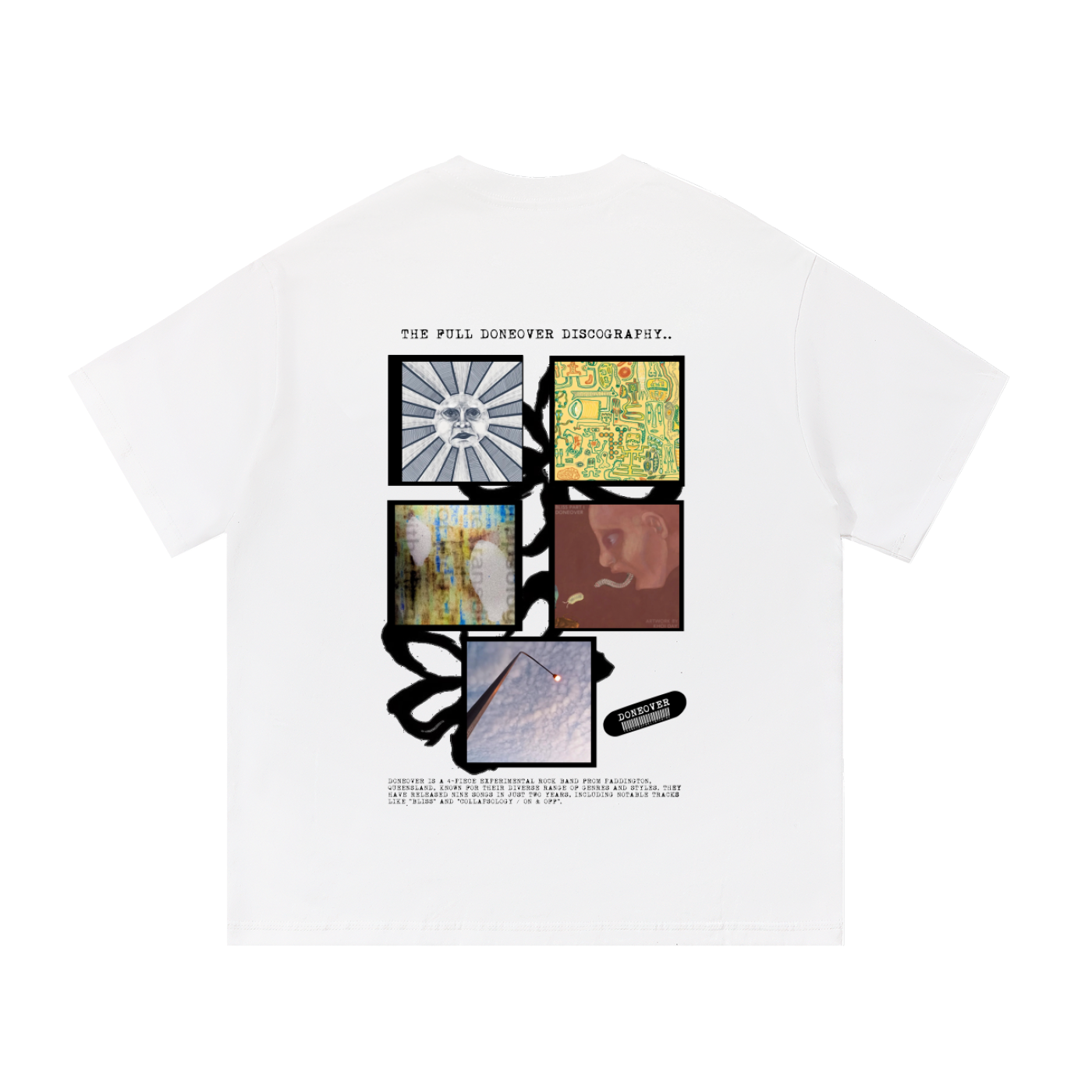 The Discography Tee back
