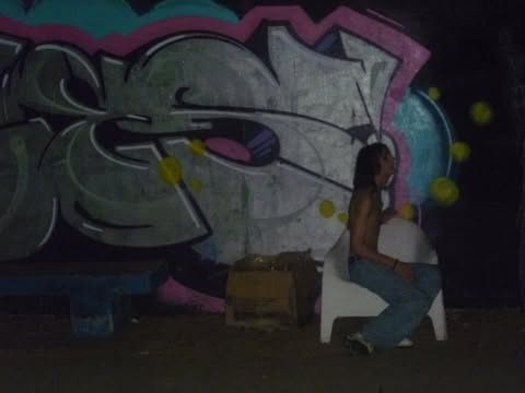 graffiti wall session