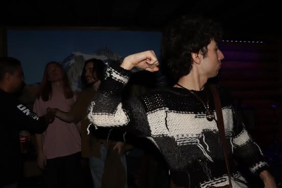 doneover on stage with the crowd close in